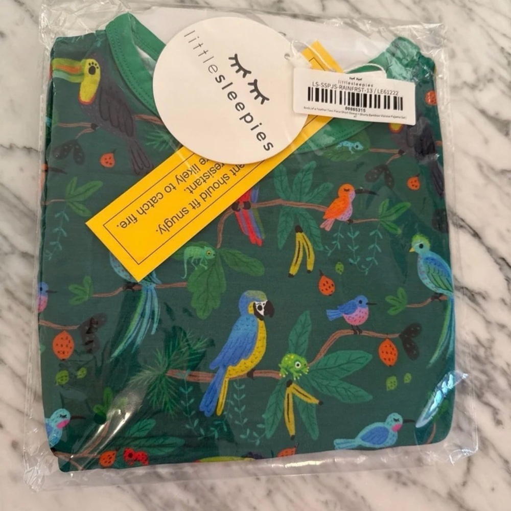 NWT Little Sleepies Birds Of A Feather